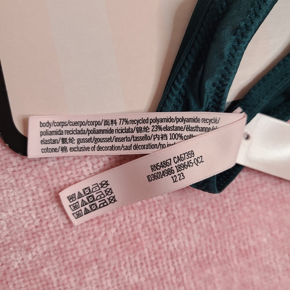 VS Silky Strappy Back Hi-leg Thong Panty - Picture 6 of 6